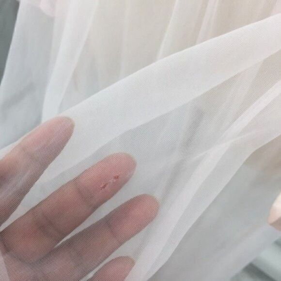 Tosca California Vintage blush pink Robe size Medium BoxD floral lace - Picture 13 of 14